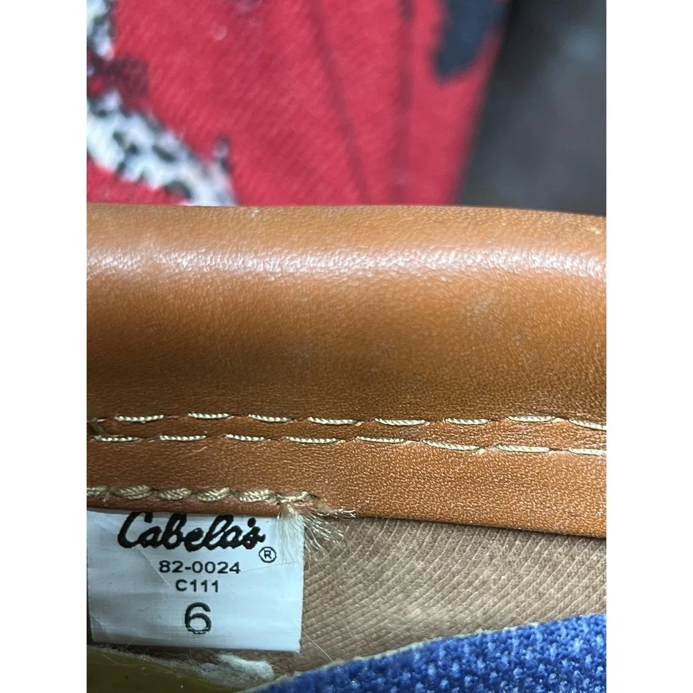 Cabela's Duck Boots Mens Size‎ 6 Brown Leather Waterproof Steel Shank Hunting